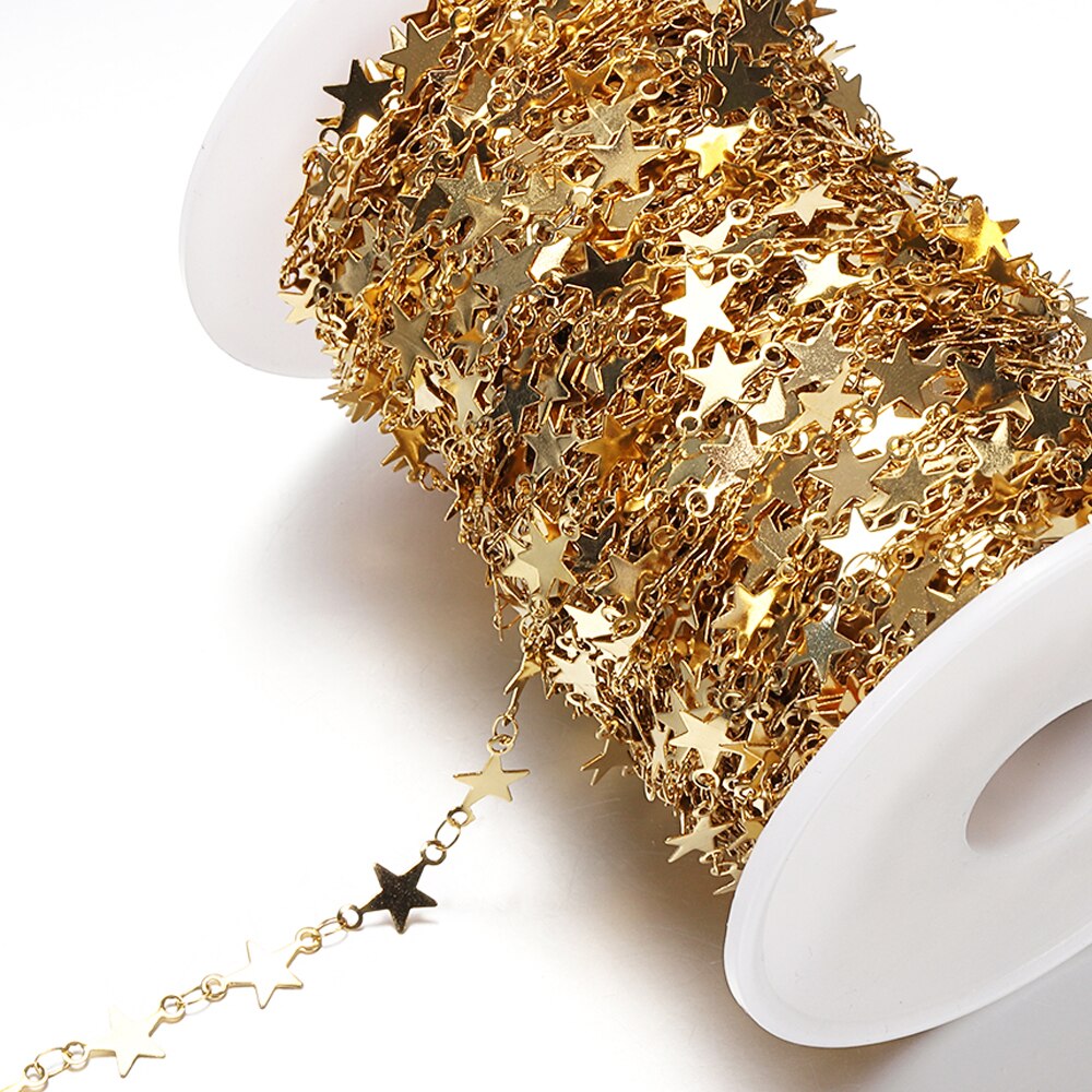 1m Gold Stainless Steel Chain Multi Styles