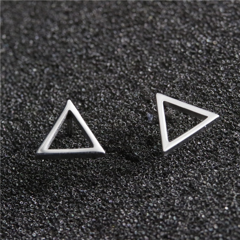 Black Star Ghost Spike Stud Earring