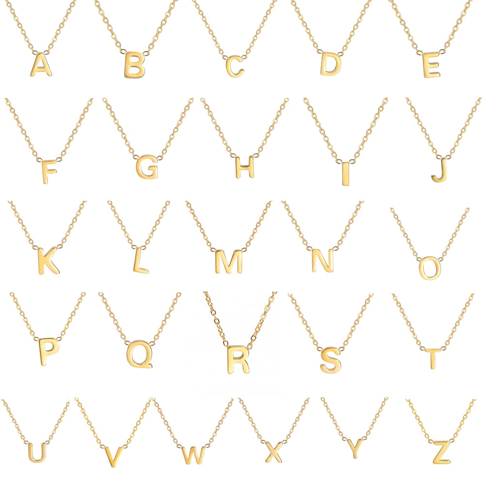 Initial A-Z Letter Necklace