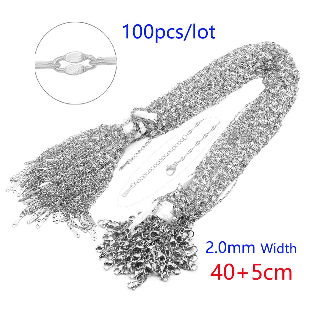 Bulk Wholesale 304 Stainless Steel Cable Link (100pcs)