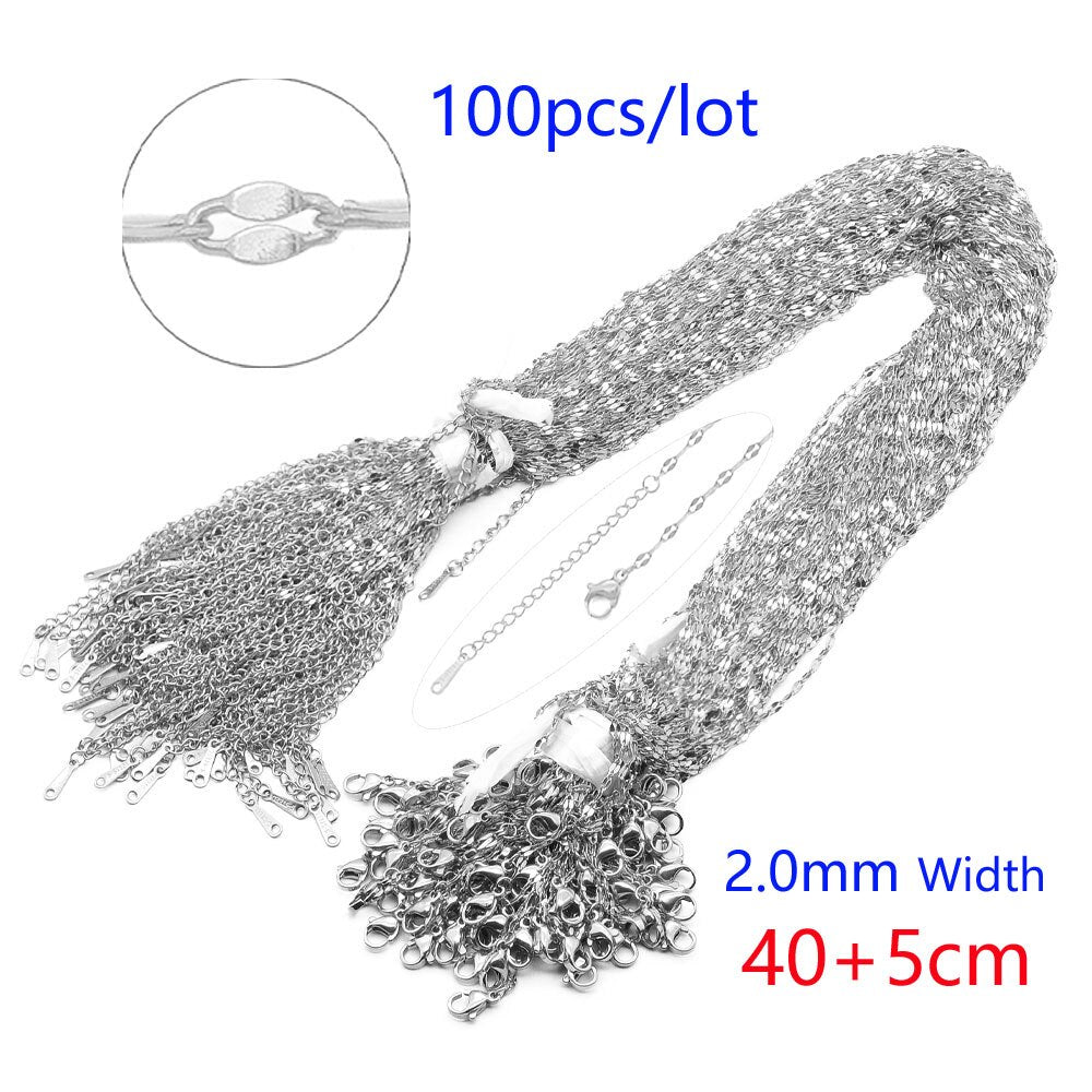 Bulk Wholesale 304 Stainless Steel Cable Link (100pcs)