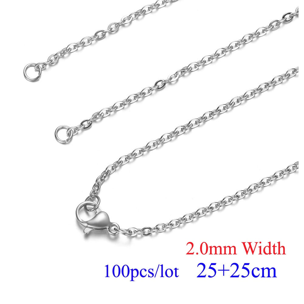 Bulk Wholesale 304 Stainless Steel Cable Link (100pcs)