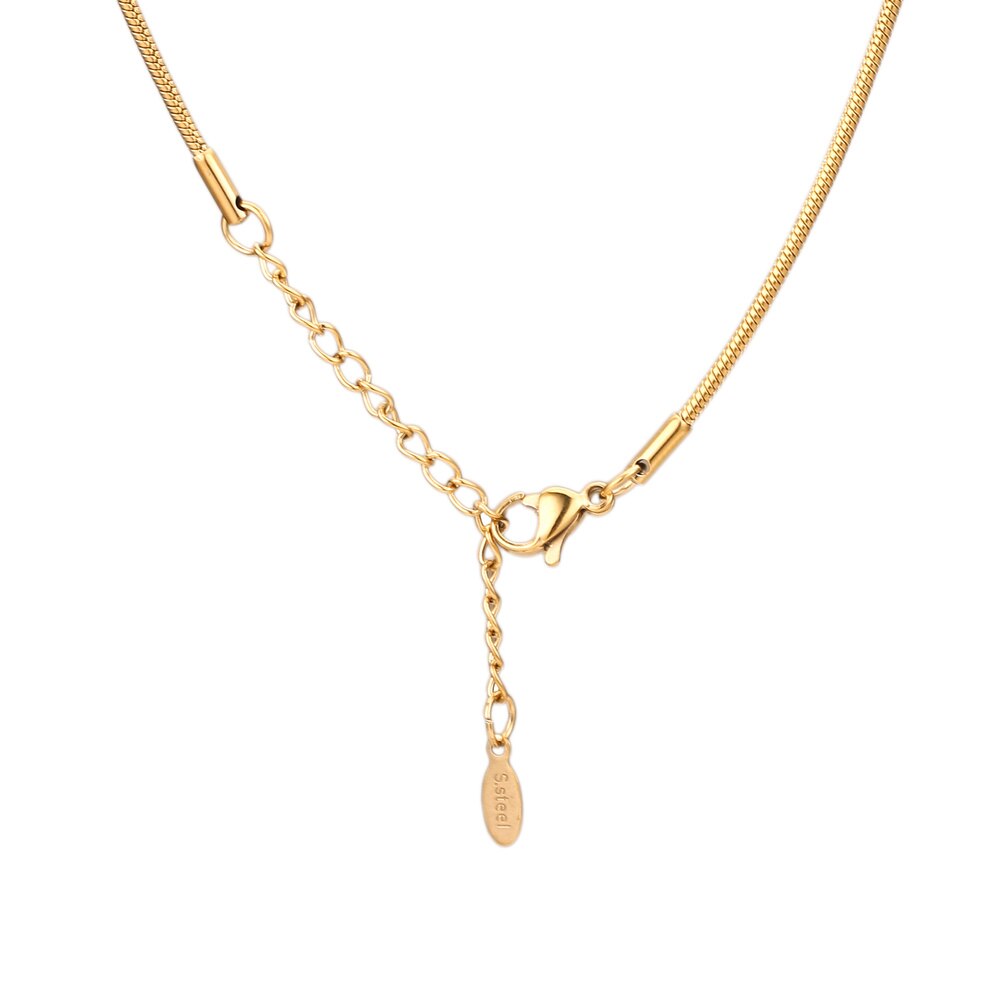 5pcs Wholesale Gold Snake Round Chain